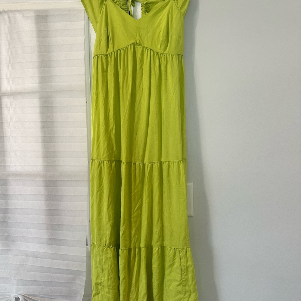 Lime Green Maxi Dress